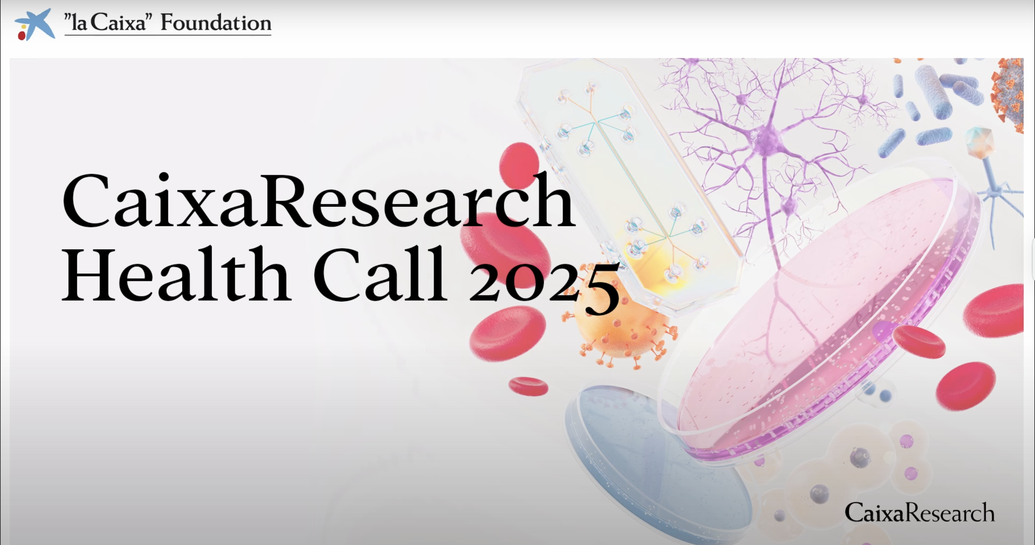 New award: the CaixaResearch Health Call 2025
