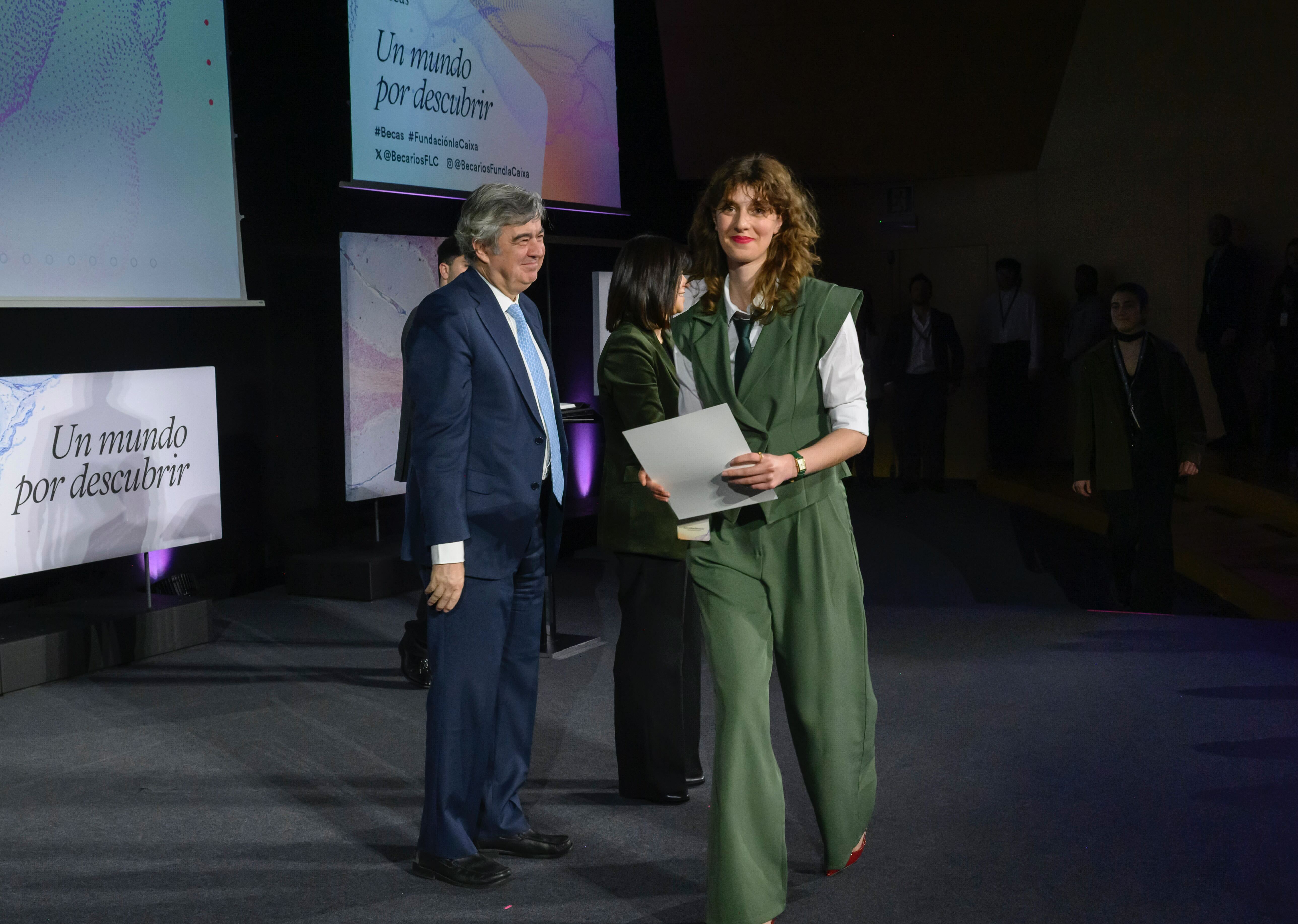 Ilaria Sarnicola attended the INPhINIT award ceremony from La Caixa Foundation